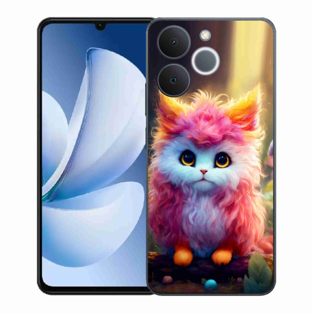 Gelový kryt mmCase na Realme Note 70T - roztomilé kotě 5