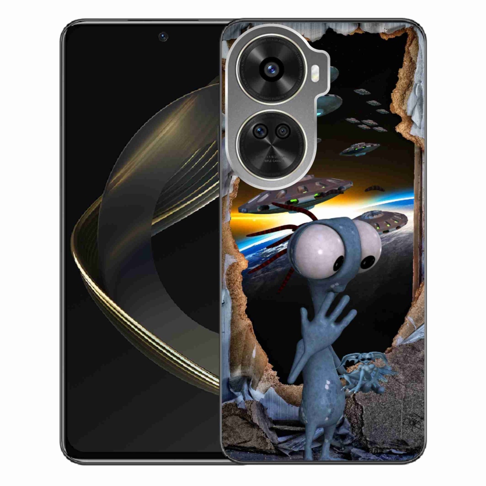 Gelový kryt mmCase na Huawei Nova 12 SE - mimozemšťan