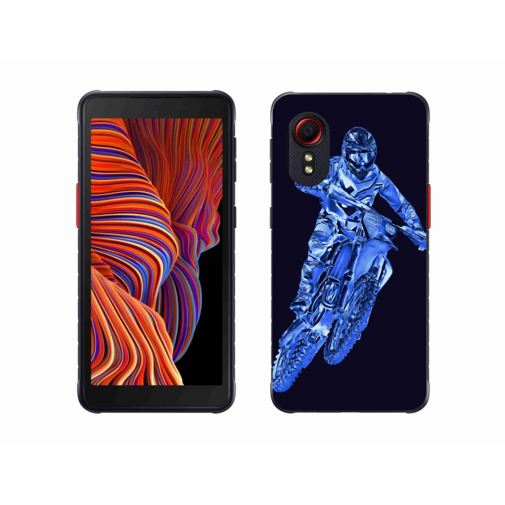 Gelový kryt mmCase na Samsung Galaxy Xcover 5 - motocross 1