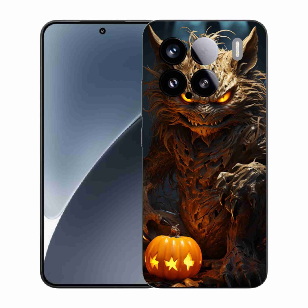 Gelový kryt mmCase na Xiaomi 15 - halloweenská příšera