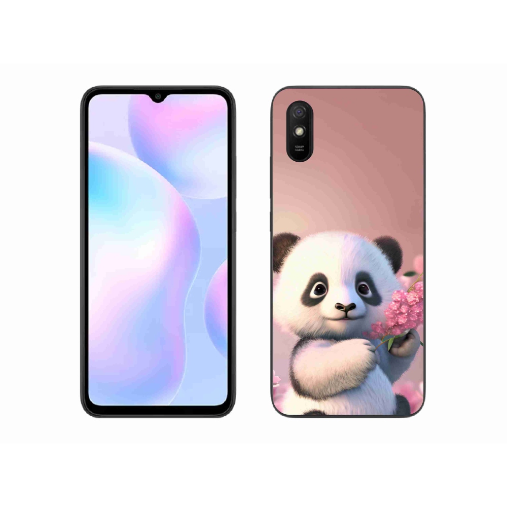 Gelový kryt mmCase na Xiaomi Redmi 9AT - roztomilá panda