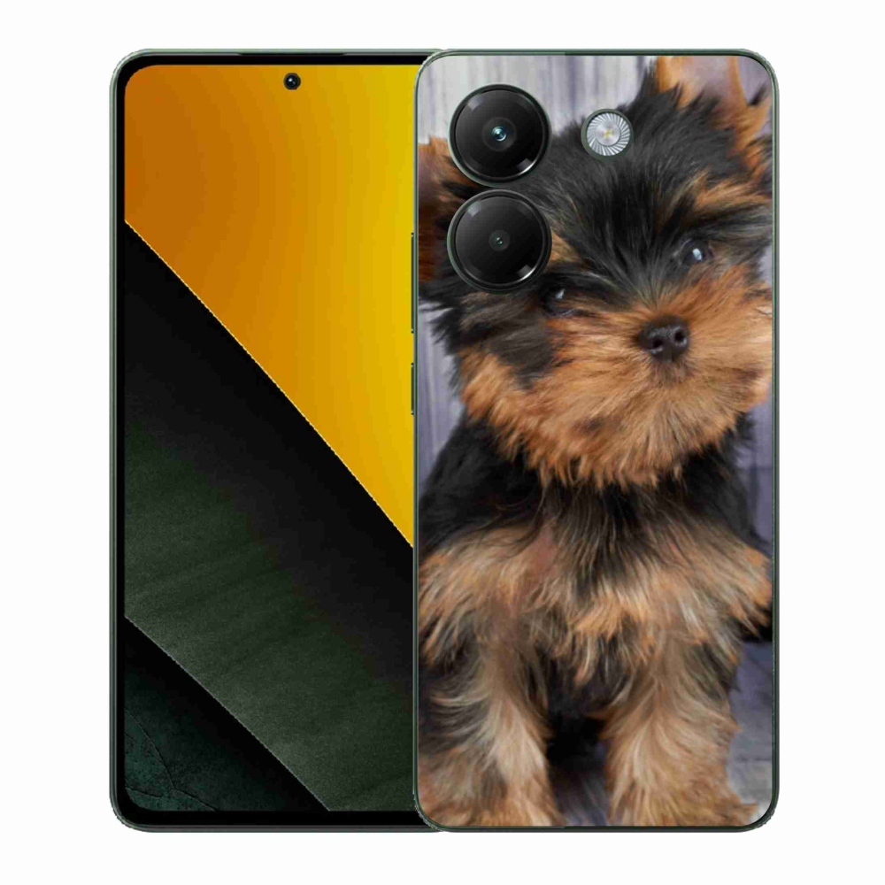 Gelový kryt mmCase na Xiaomi Poco M7 Pro 5G - jorkšír 9