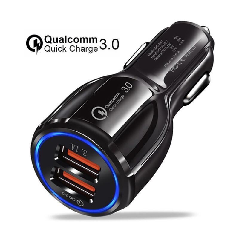 Qualcomm vysokorychlostní autonabíječka - 2 USB výstupy / 6A