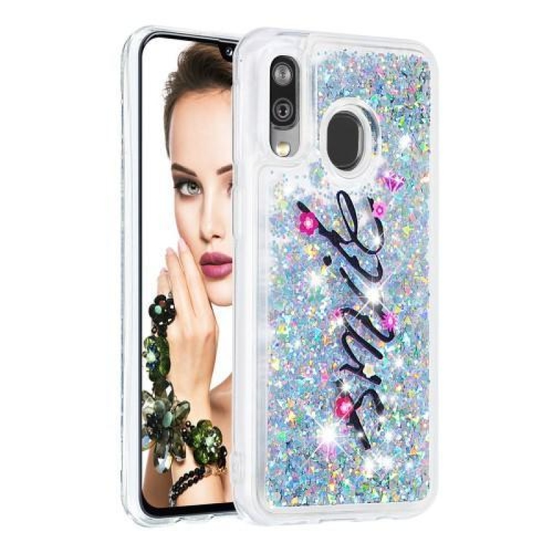 Quicksand gelový obal na mobil Samsung Galaxy A40 - smile