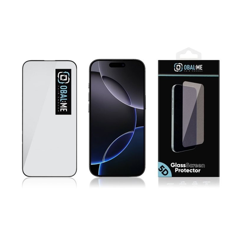 OBAL:ME 5D Tvrzené Sklo pro Apple iPhone 16 Pro Black