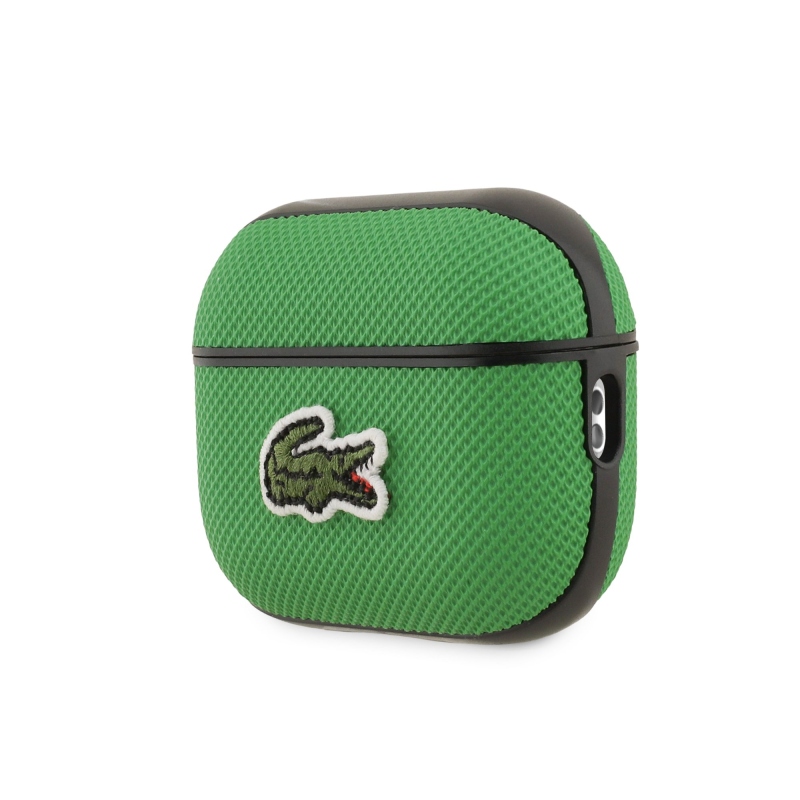 Lacoste Petit Pique Croc Logo Patch Pouzdro pro AirPods Pro 2 Green