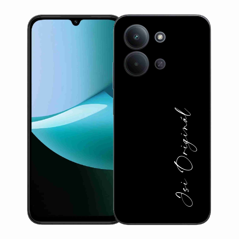 Gelový kryt mmCase na Xiaomi Redmi 15C 4G (171mm)/Poco C85 4G (171mm) - jsi originál černé pozadí