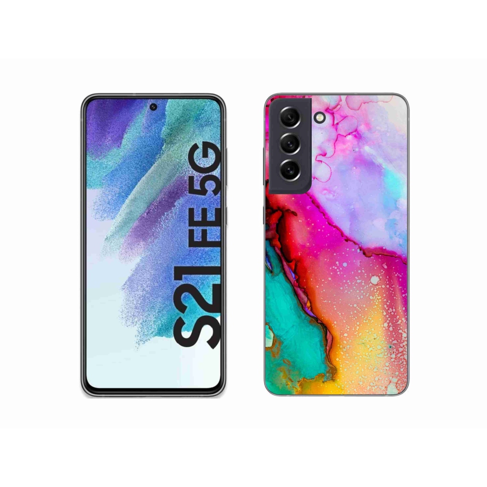 Gelový kryt mmCase na Samsung Galaxy S21 FE 5G - abstrakt 24