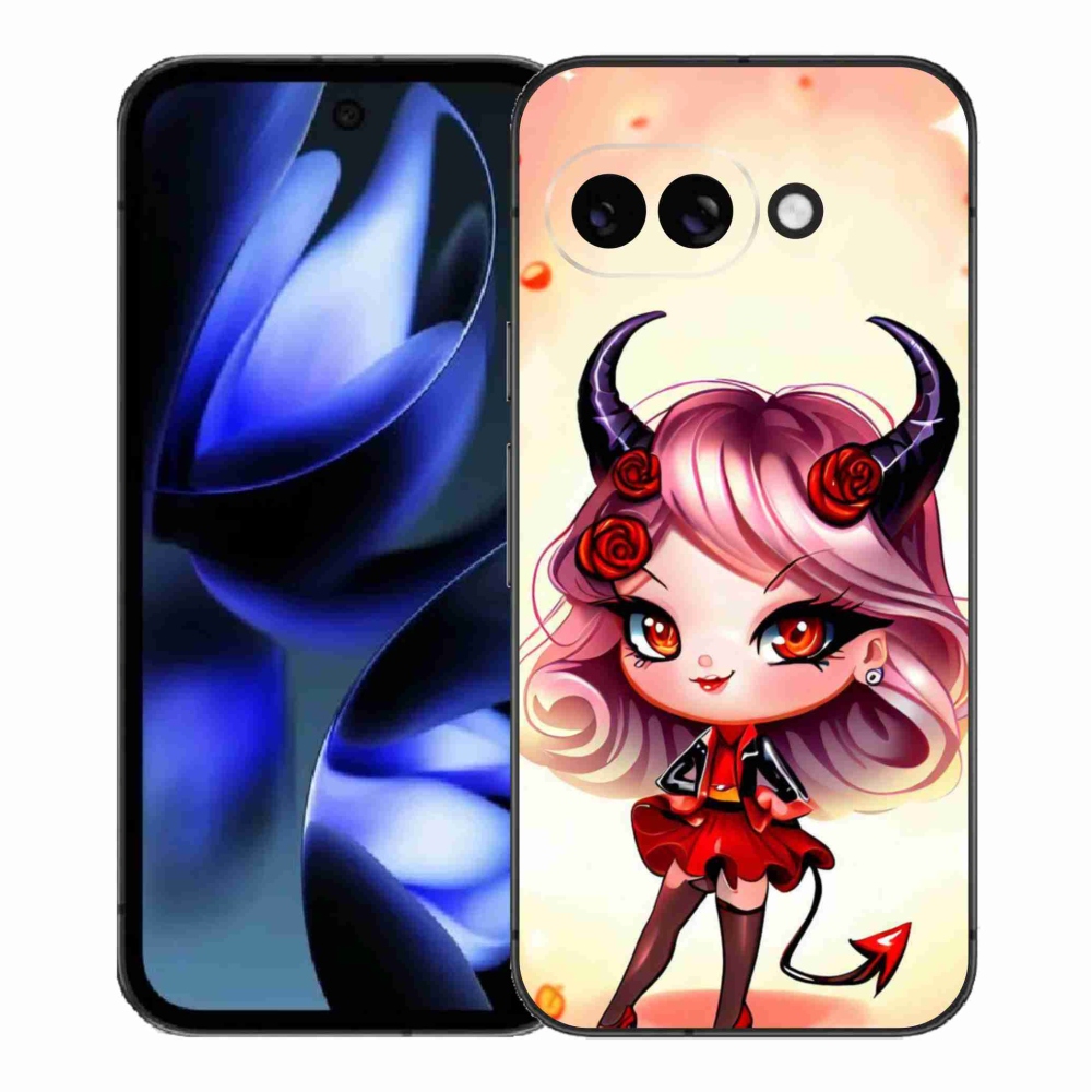 Gelový kryt mmCase na Google Pixel 9a - kreslená čertice