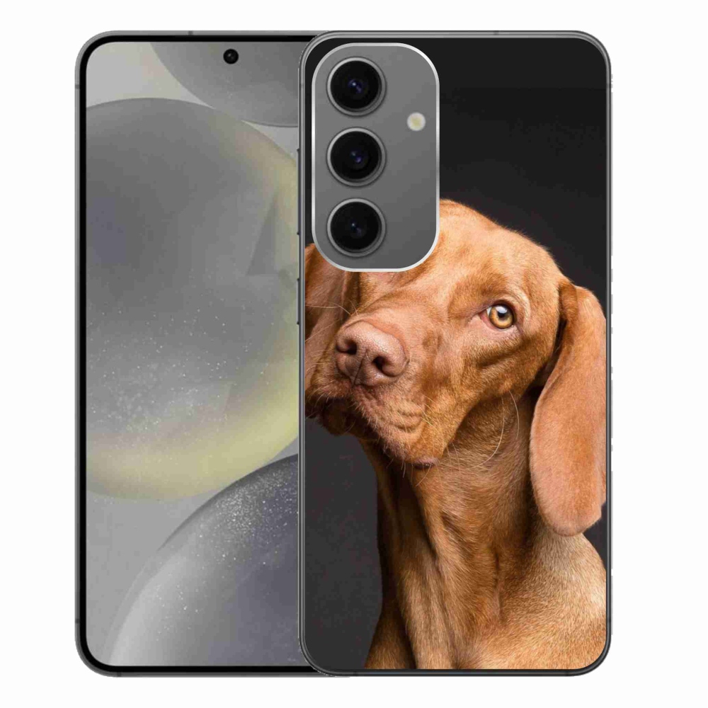 Gelový obal mmCase na Samsung Galaxy S24+ - maďarský ohař