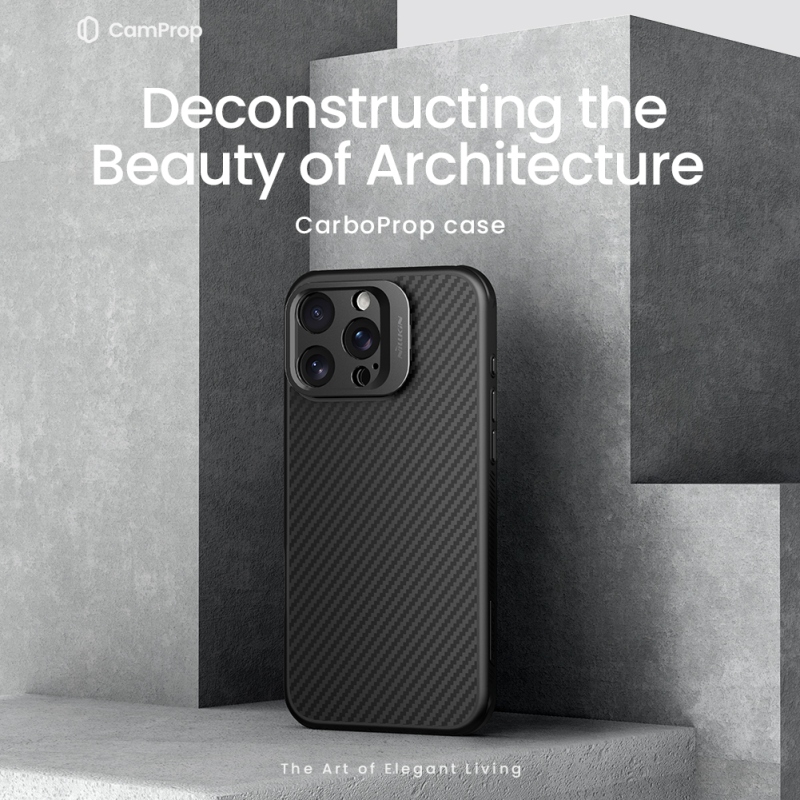 Nillkin CarboProp Aramid Magnetic Zadní Kryt pro Apple iPhone 16 Pro Max Black