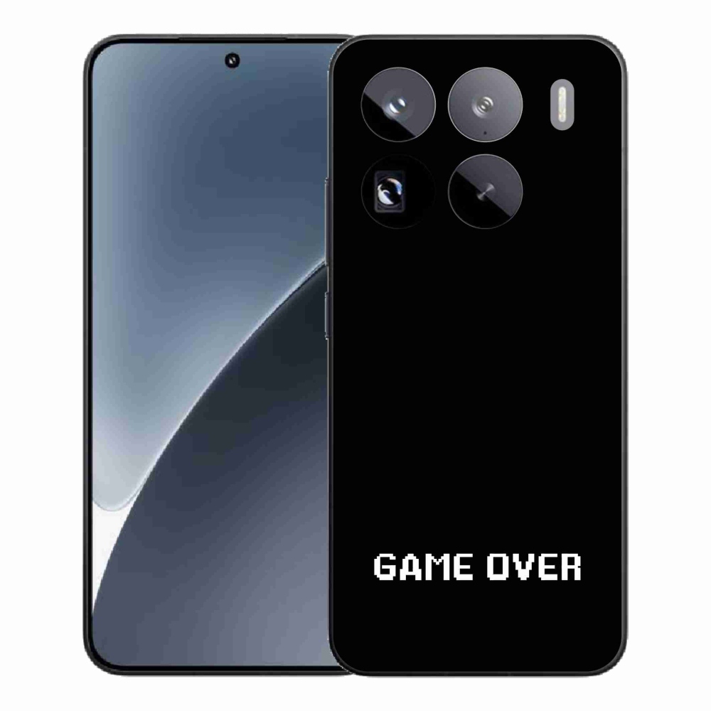 Gelový kryt mmCase na Xiaomi 15 Pro - game over černé pozadí