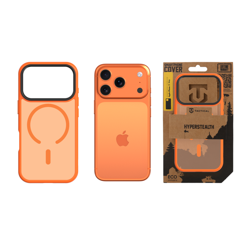 Tactical MagForce Hyperstealth Kryt pro iPhone 17 Pro Agent Orange