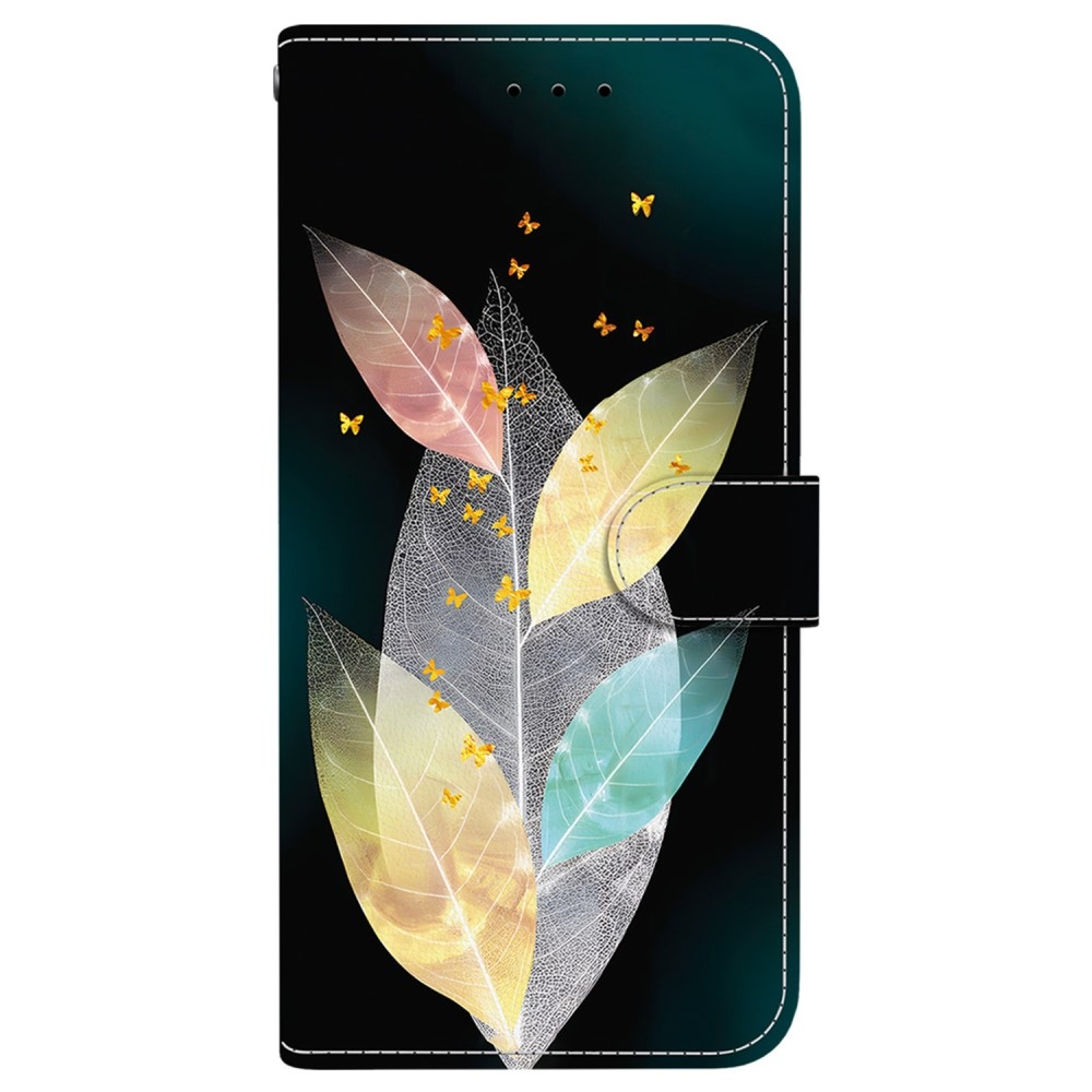 Versatile knížkové pouzdro na Samsung Galaxy A36 5G/A56 5G - barevné listy