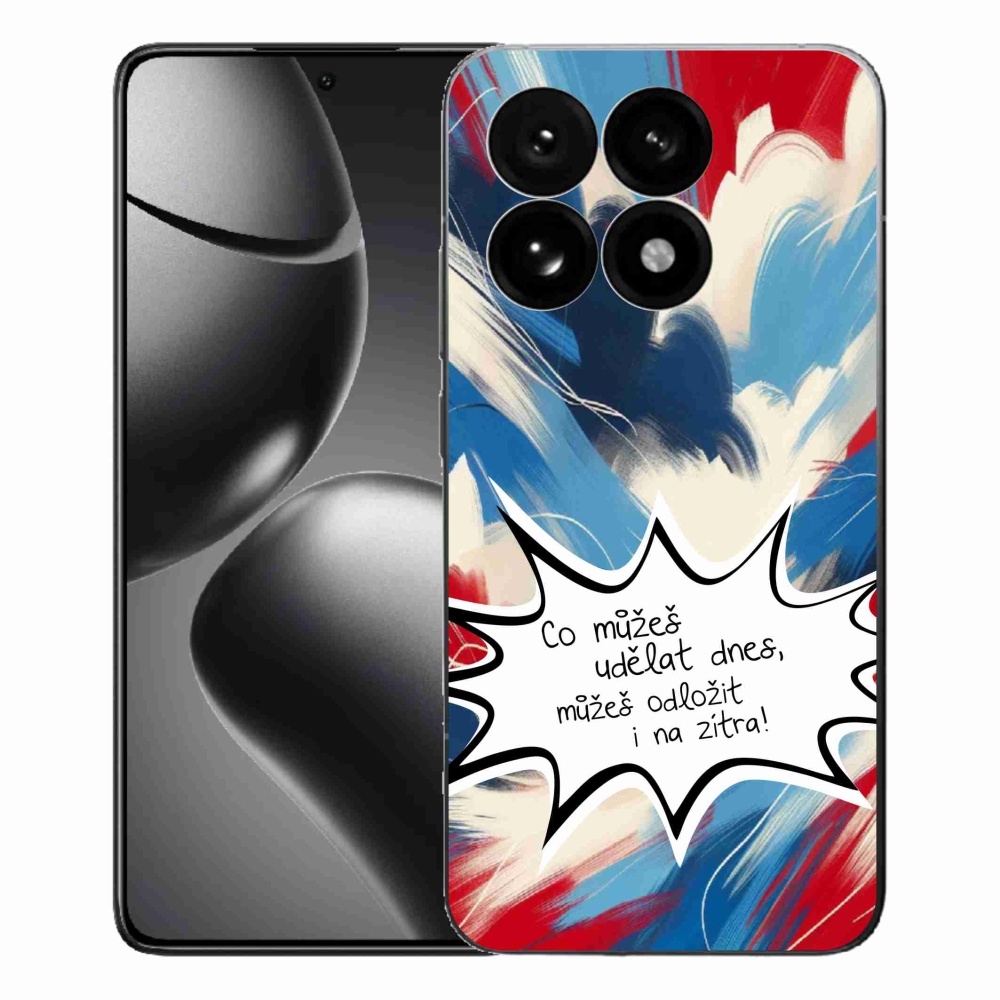 Gelový kryt mmCase na Xiaomi 15T - vtipný text 9 bílé pozadí