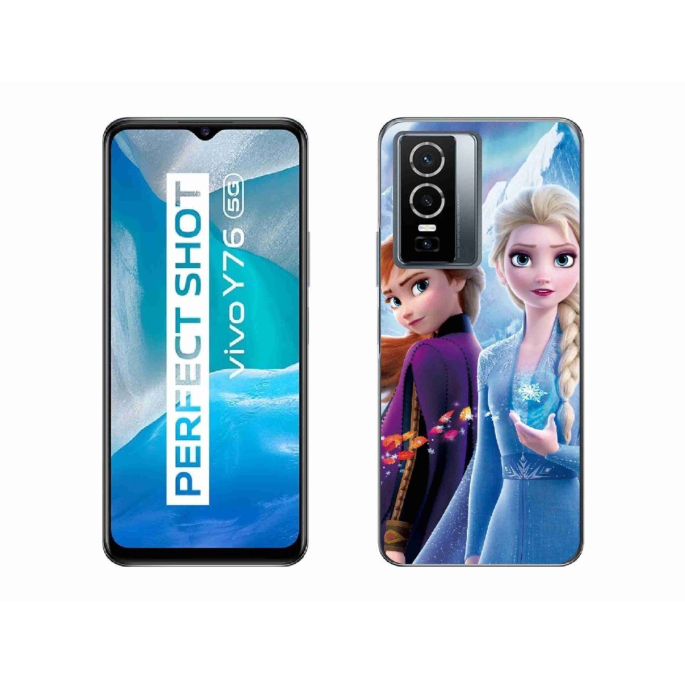Gelový kryt mmCase na Vivo Y76 5G - ledové království 3