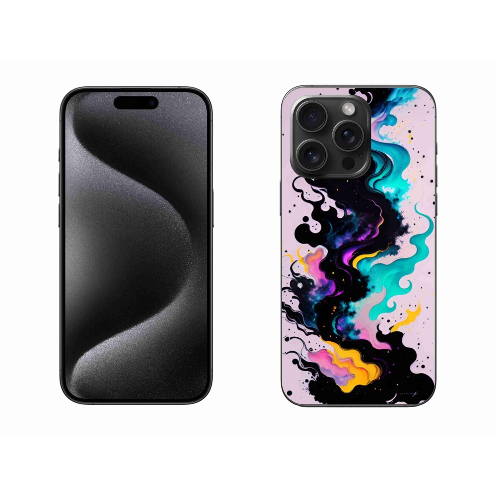 Gelový kryt mmCase na iPhone 15 Pro Max - abstraktní motiv 4
