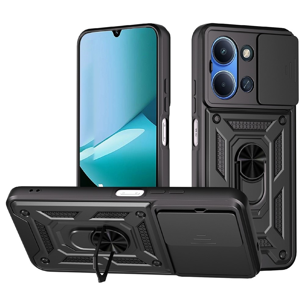 Slide odolný kryt na Xiaomi Redmi 15C 4G/5G (173mm) - černý