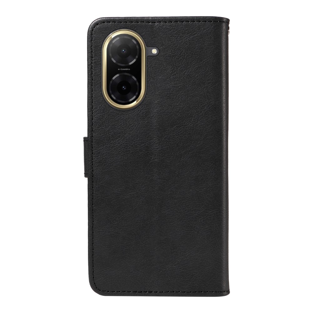 Wallet knížkové pouzdro na Xiaomi Redmi A5 (173.45x79.35x8.45mm) - černé