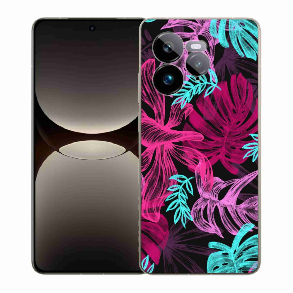 Gelový kryt mmCase na Realme GT 7 Pro 5G - květiny 1