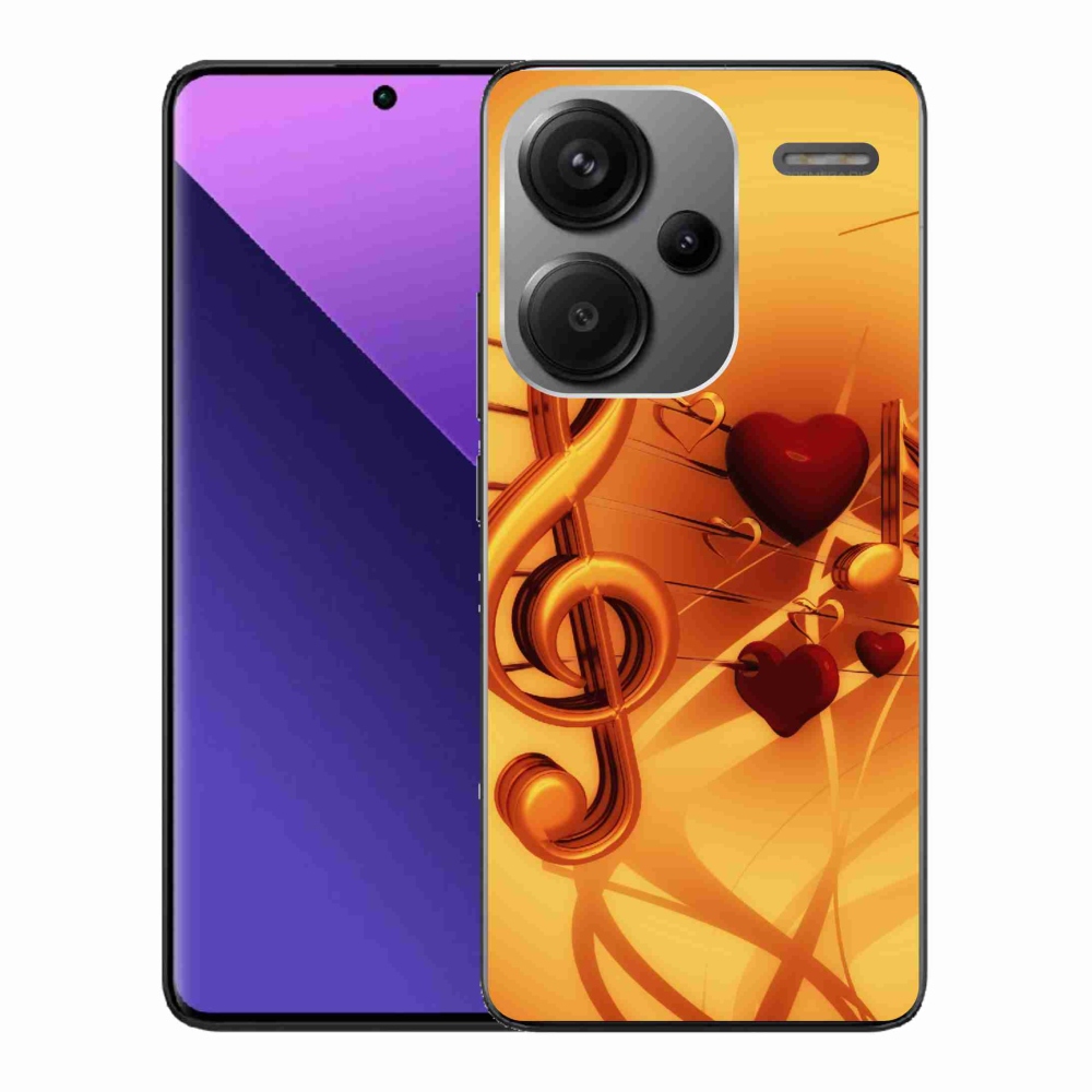 Gelový kryt mmCase na Xiaomi Redmi Note 13 Pro+ 5G - noty