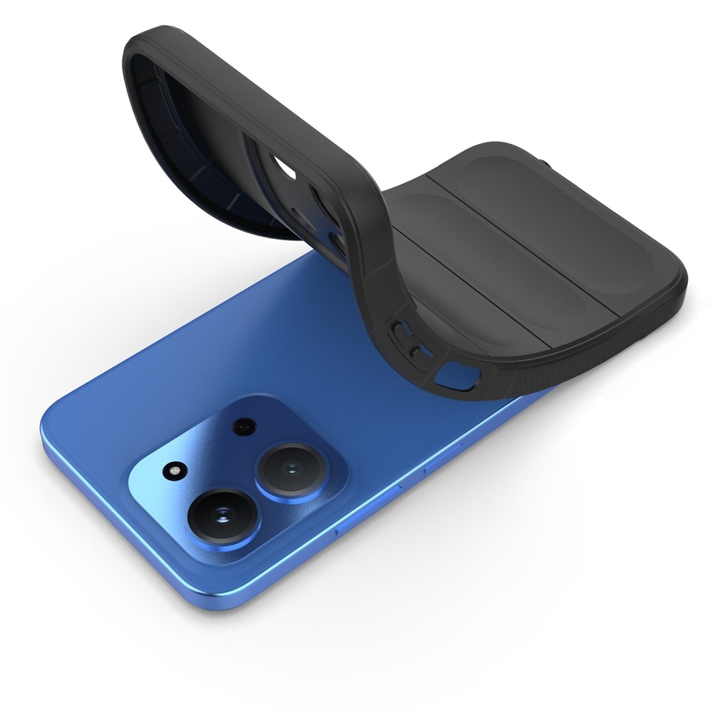 Rugg odolný gelový obal na Xiaomi Redmi 15C 4G (171mm)/Poco C85 4G (171mm) - černý
