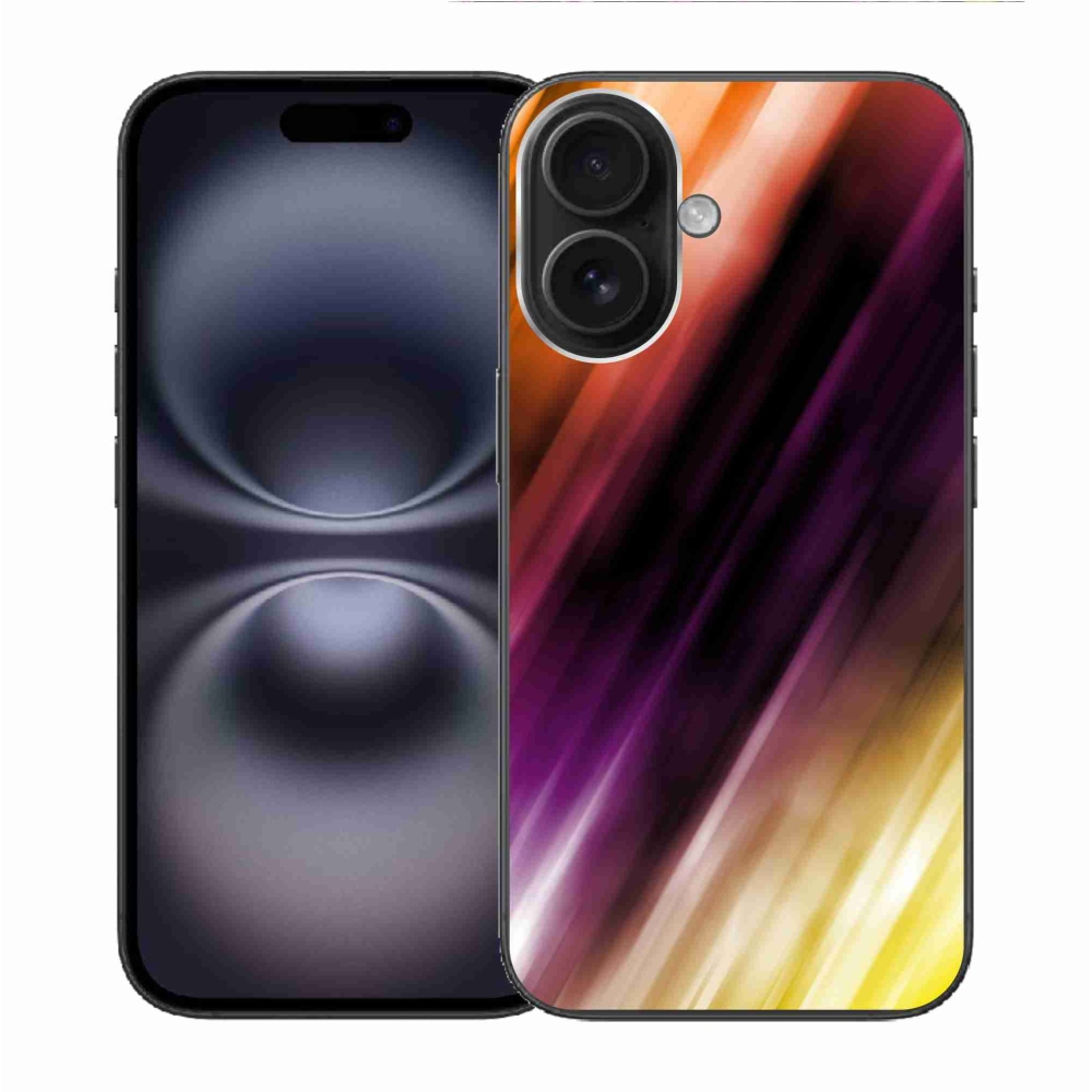 Gelový kryt mmCase na iPhone 16 - abstraktní vzor 5