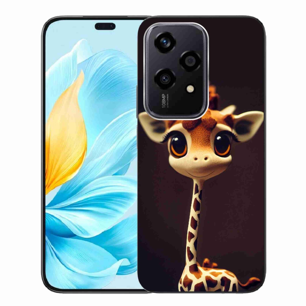 Gelový kryt mmCase na Honor 200 Lite 5G - malá žirafa