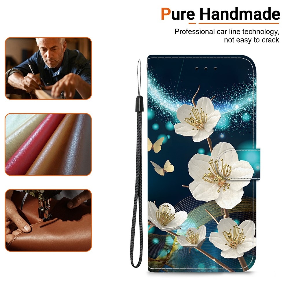 Versatile knížkové pouzdro na Samsung Galaxy A06 4G - magnolie