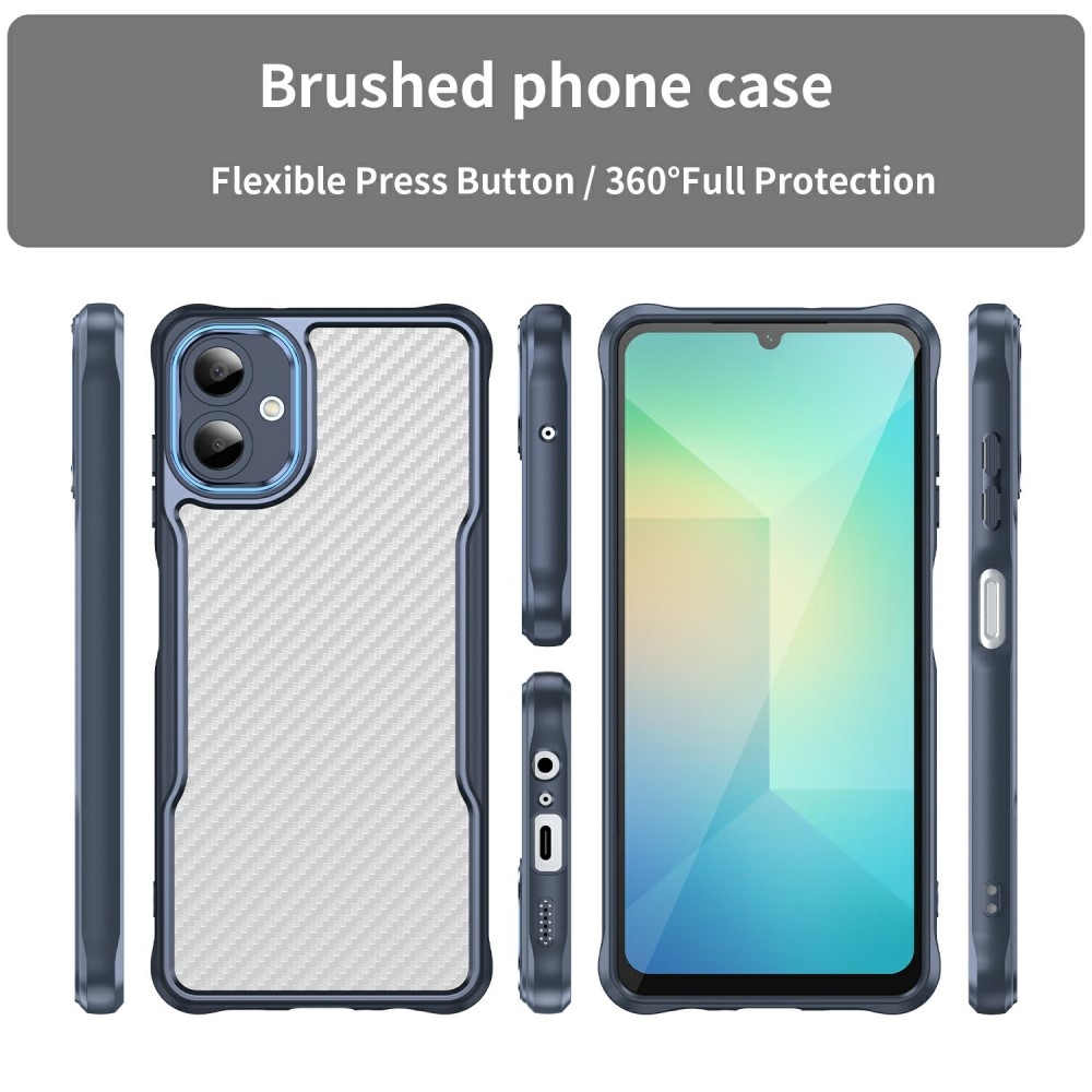 Textures odolný kryt na Samsung Galaxy A06 4G - modrý