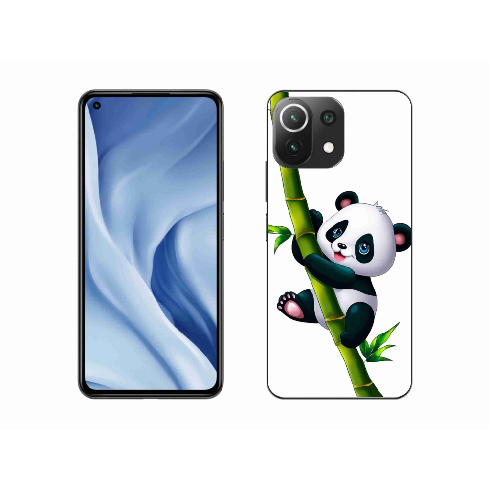 Gelový kryt mmCase na Xiaomi 11 Lite 5G NE - panda na bambusu