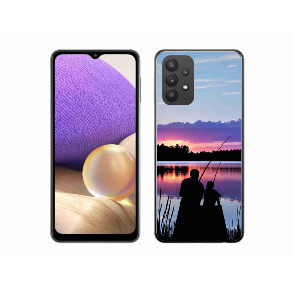 Gelový kryt mmCase na Samsung Galaxy A32 5G - rybaření 2