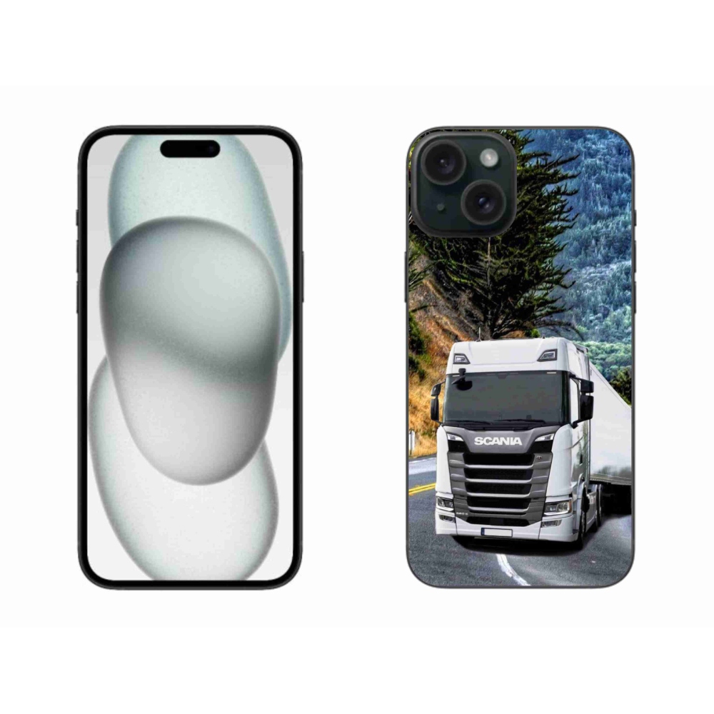 Gelový kryt mmCase na iPhone 15 Plus - kamion 1