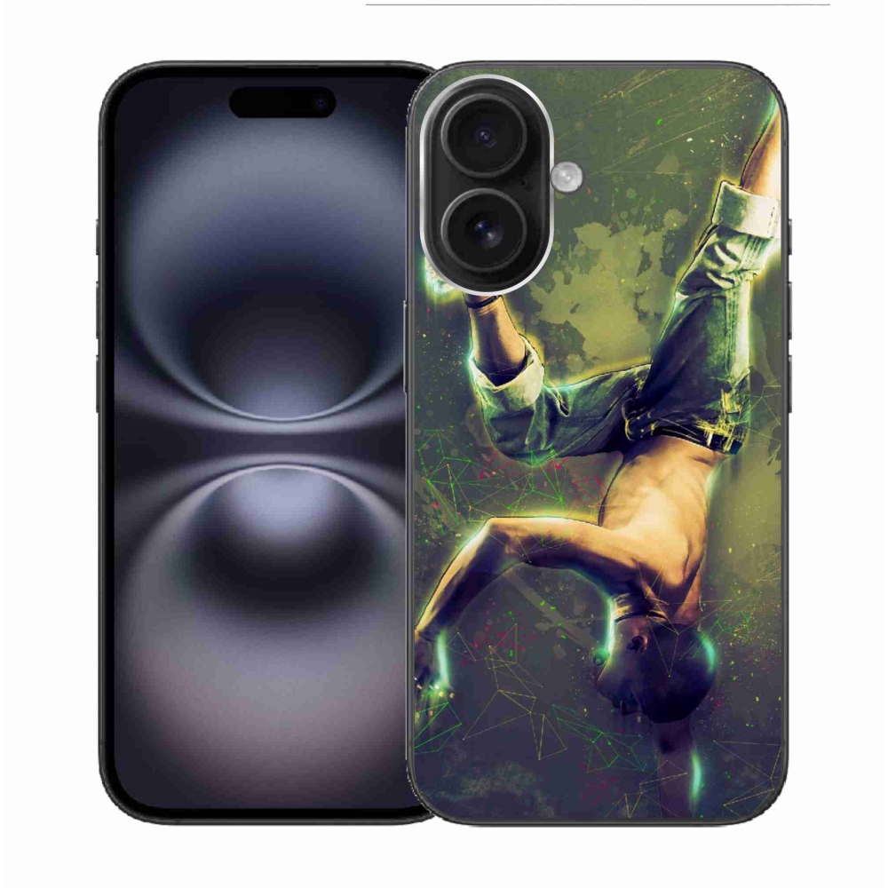 Gelový kryt mmCase na iPhone 16 - breakdance