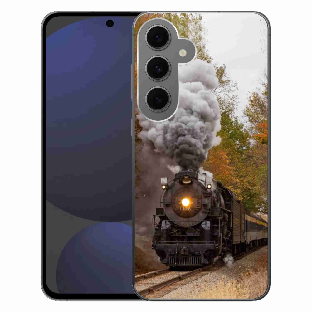 Gelový kryt mmCase na Samsung Galaxy S24 FE - vlak 1