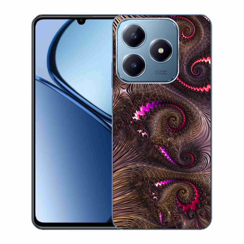 Gelový kryt mmCase na Realme C63 - abstraktní motiv 24