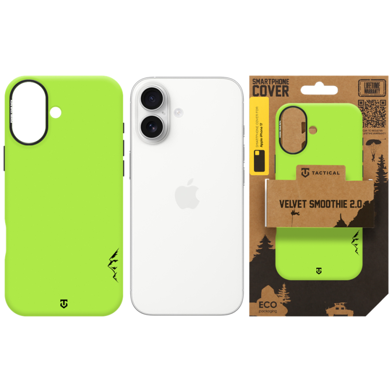 Tactical MagForce Velvet Smoothie 2.0 Kryt pro Apple iPhone 17 Avocado