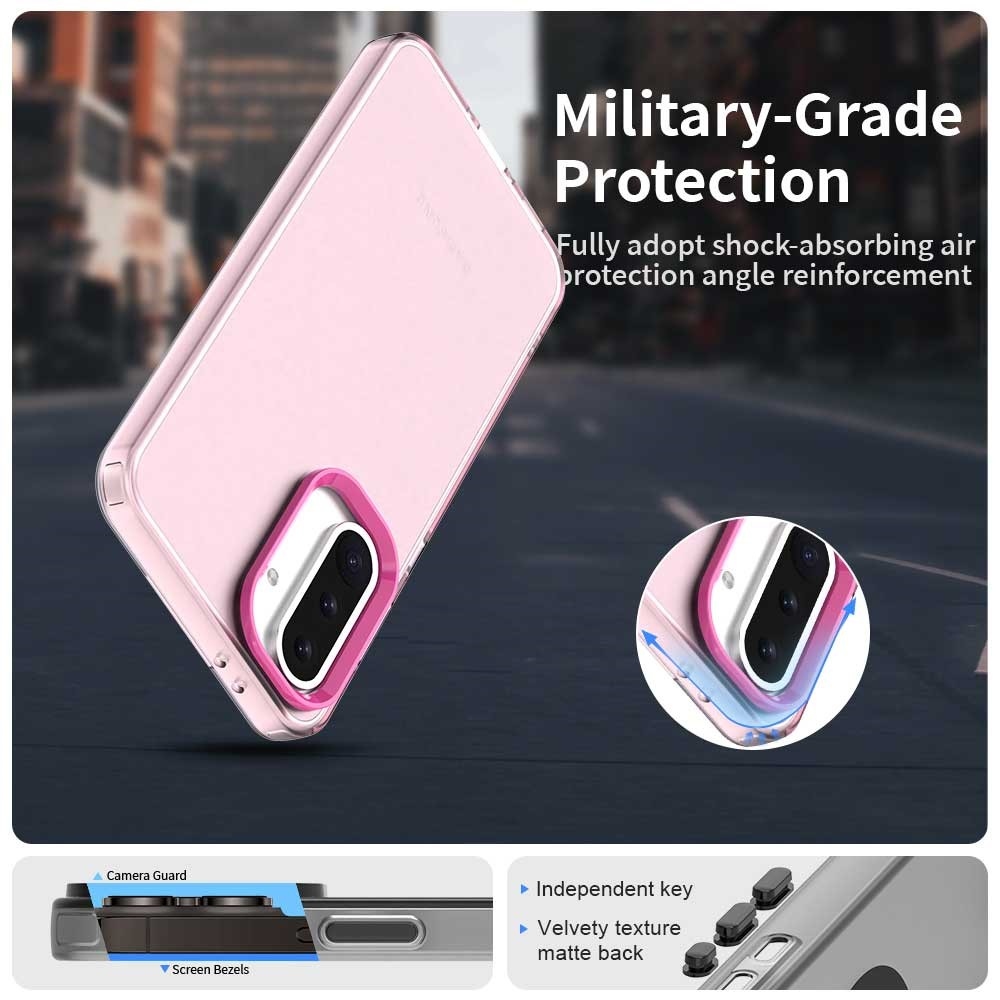 Candy matný gelový obal na Samsung Galaxy A36 5G/A56 5G - růžový