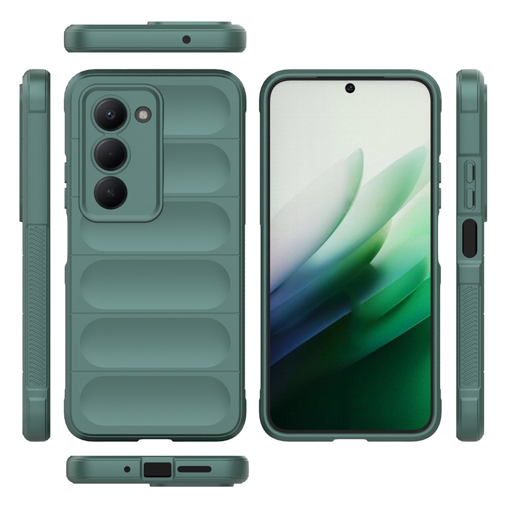 Rugg odolný gelový obal na Xiaomi Redmi 15 5G (169mm) - zelený