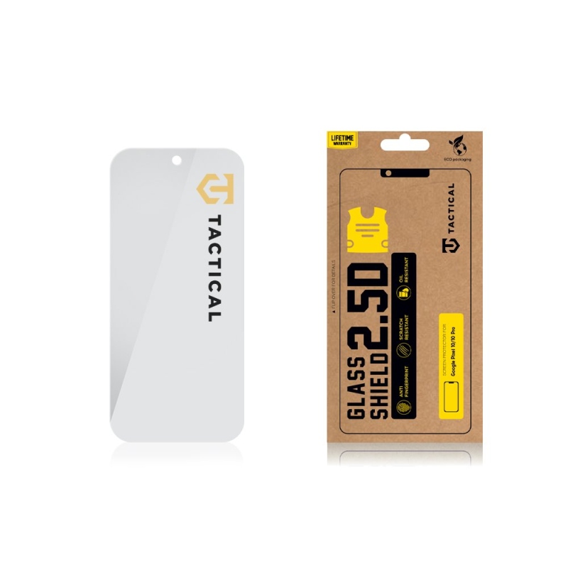 Tactical Glass Shield 2.5D sklo pro Google Pixel 10/10 Pro Clear