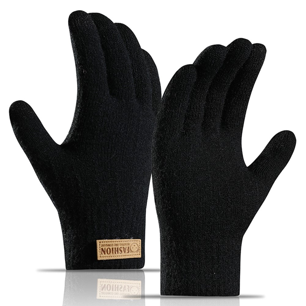 Bear dámské dotykové zimní rukavice - černé