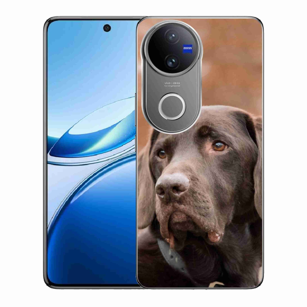 Gelový kryt mmCase na Vivo V50 5G - hnědý labrador