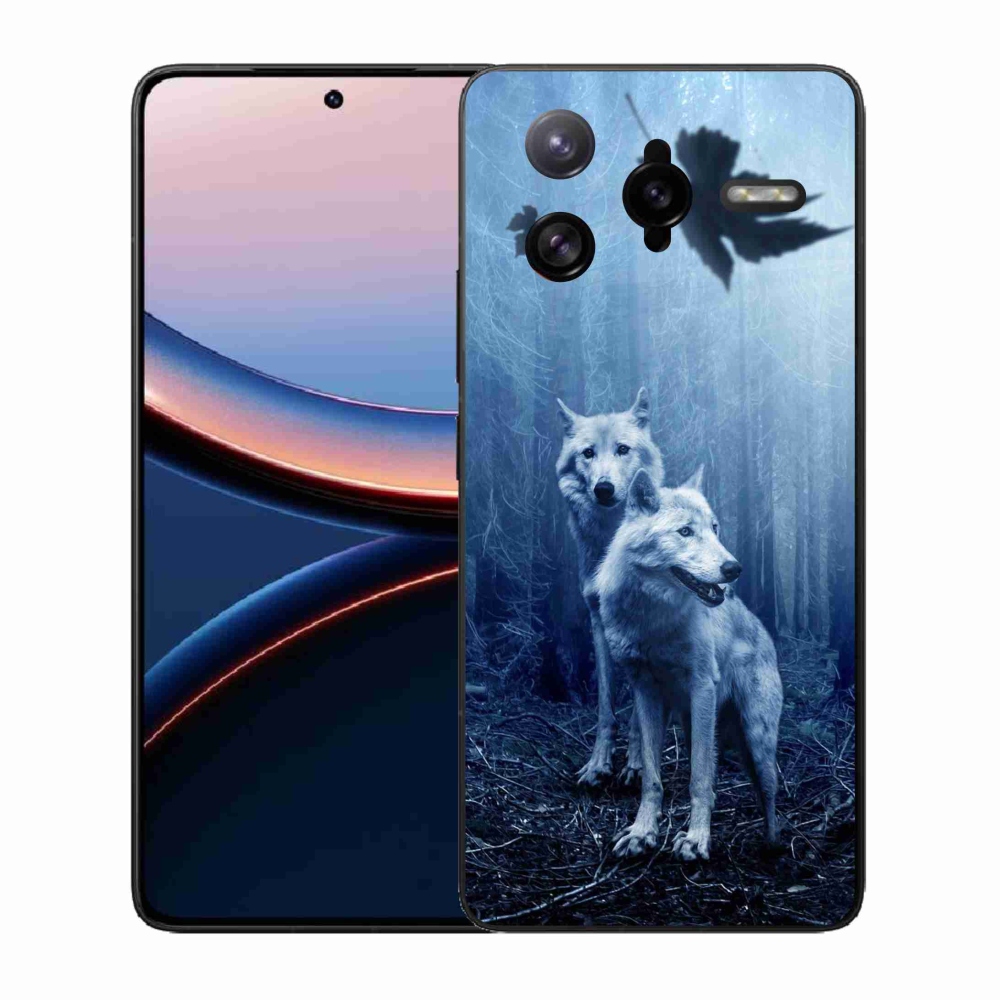 Gelový kryt mmCase na Xiaomi Poco F7 Ultra - vlci v lese