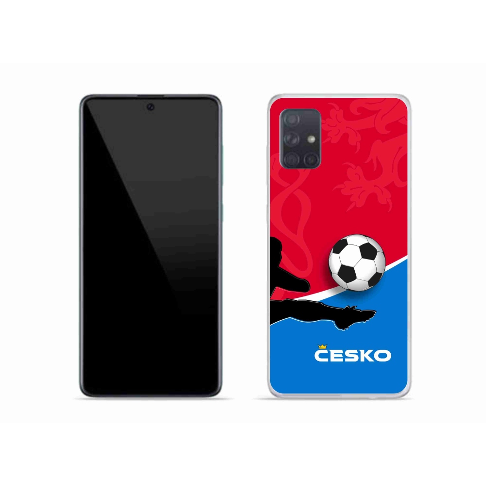 Gelový kryt mmCase na Samsung Galaxy A51 - fotbal Česko 2