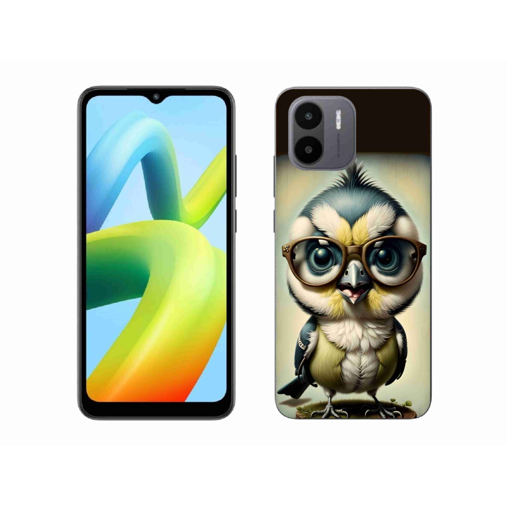 Gelový kryt mmCase na Xiaomi Redmi A1/Redmi A2 - mládě s brýlemi