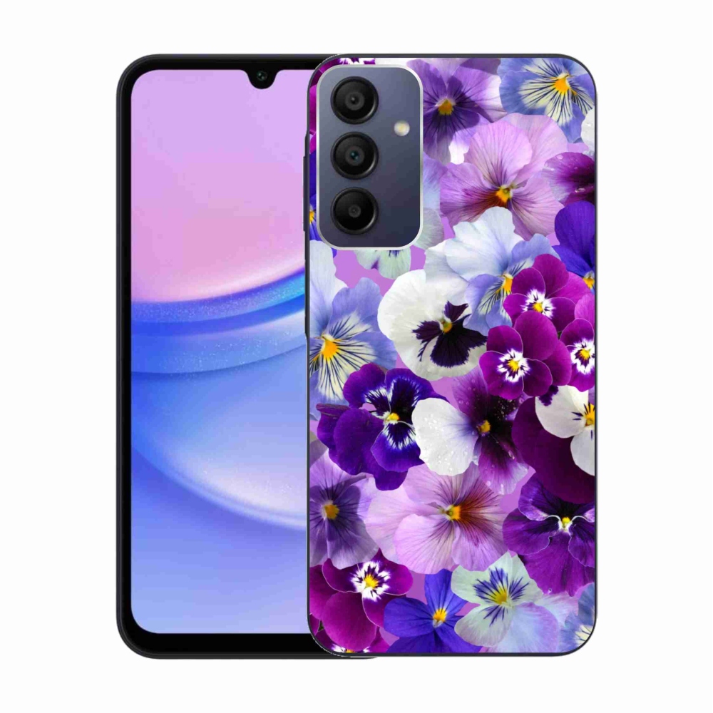 Gelový kryt mmCase na Samsung Galaxy A15 4G/5G - květiny 9