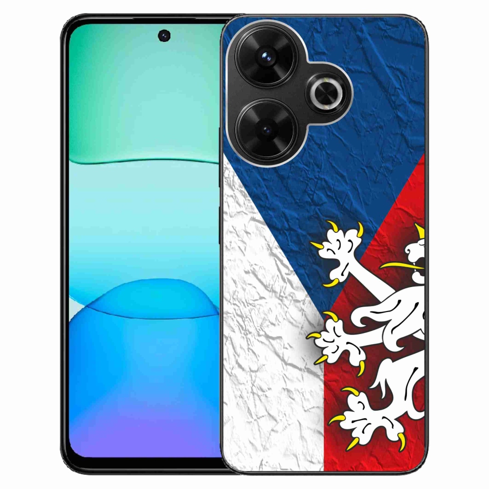 Gelový kryt mmCase na Xiaomi Redmi 13 4G/Poco M6 4G  - česká vlajka 1