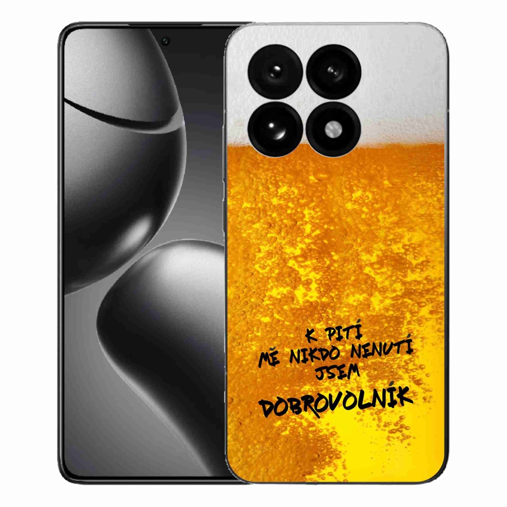 Gelový kryt mmCase na Xiaomi 15T - pivní motiv 4