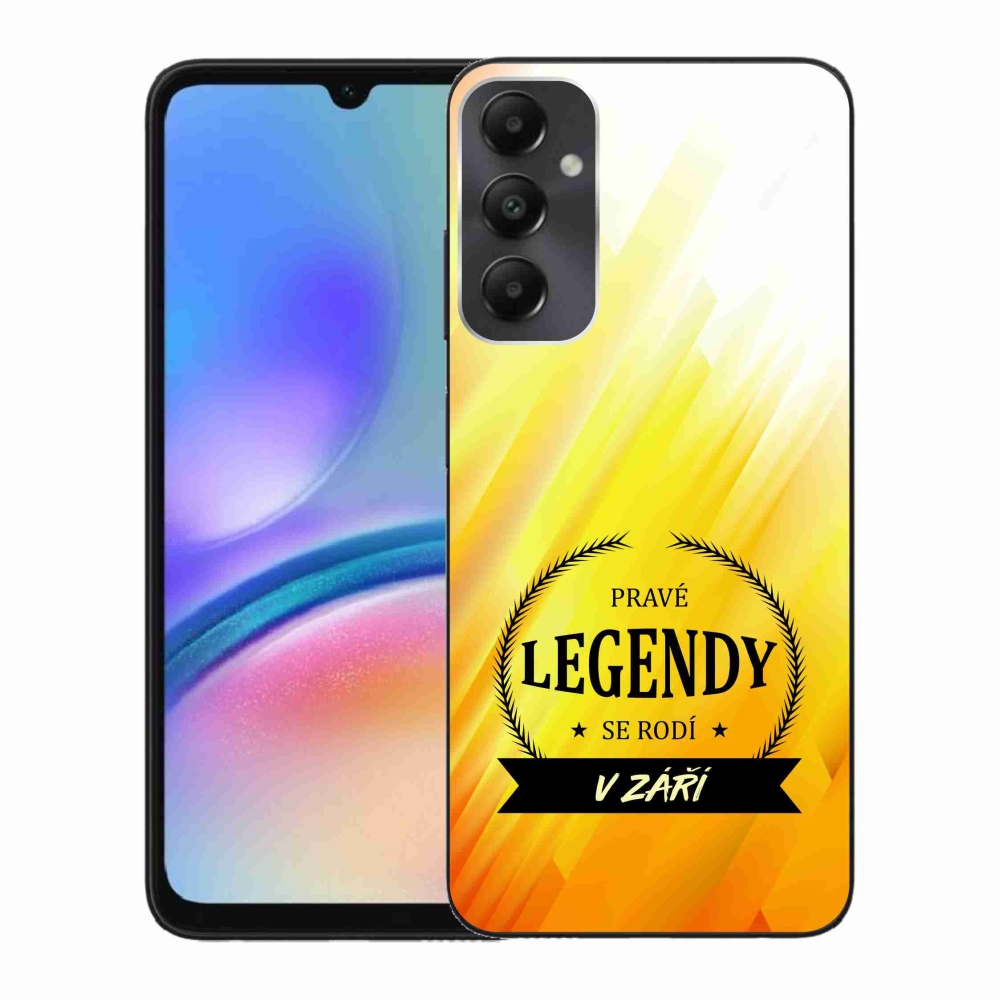 Gelový kryt mmCase na Samsung Galaxy A05s - legendy v září žluté pozadí