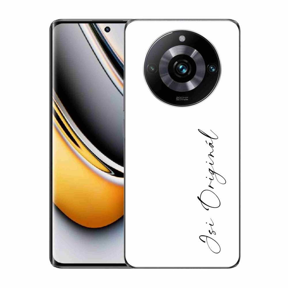 Gelový kryt mmCase na Realme 11 Pro/11 Pro+ - jsi originál bílé pozadí